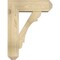 Ekena Millwork Olympic Craftsman Rough Sawn Bracket w/ Offset Brace, Douglas Fir, 8"W x 24"D x 32"H BKT0806X24X32OLY04RDF - alternate 4